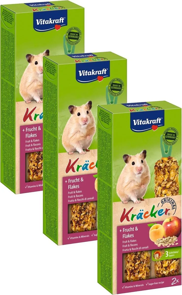 Vitakraft Hamsterkracker Fruit 2-in-1