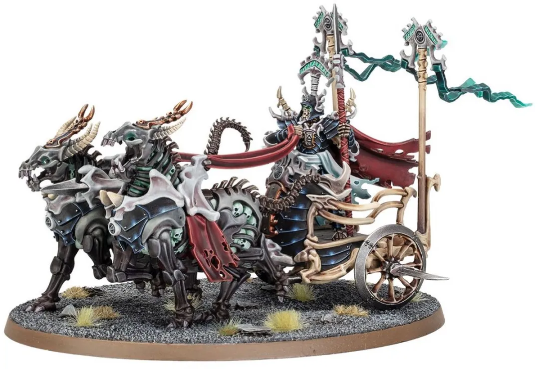 Games Workshop Ossiarch Bonereapers Liege-Kavalos op Oorlogstrijdwagen