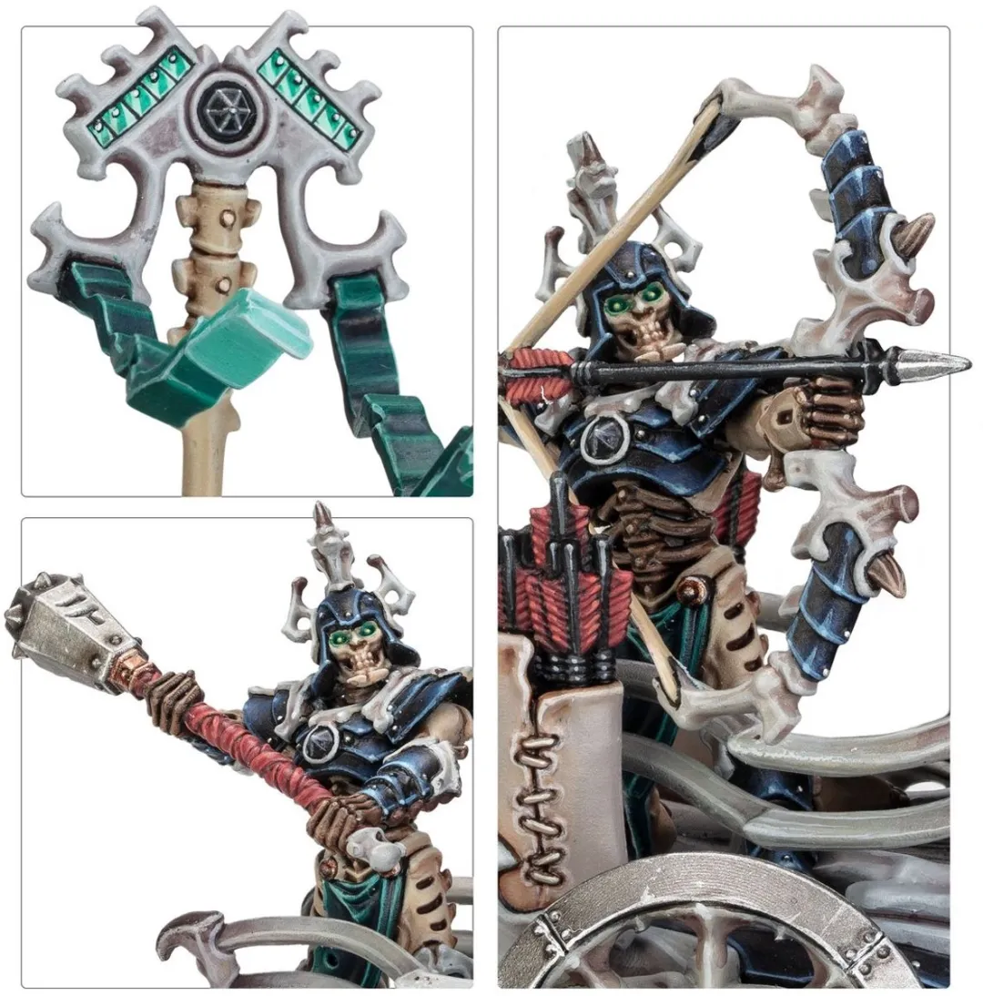 Games Workshop Ossiarch Bonereapers Liege-Kavalos op Oorlogstrijdwagen - afbeelding 6 van 6