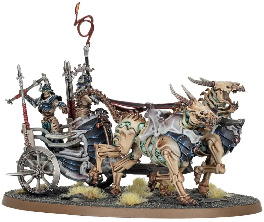Games Workshop Ossiarch Bonereapers Liege-Kavalos op Oorlogstrijdwagen