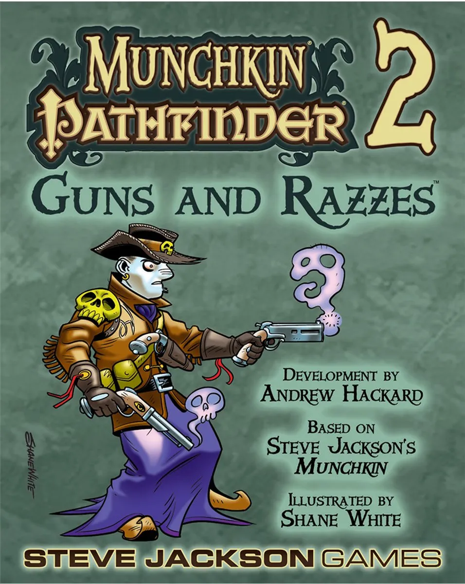 Steve Jackson Games Munchkin Pathfinder 2 Guns and Razzes Uitbreiding