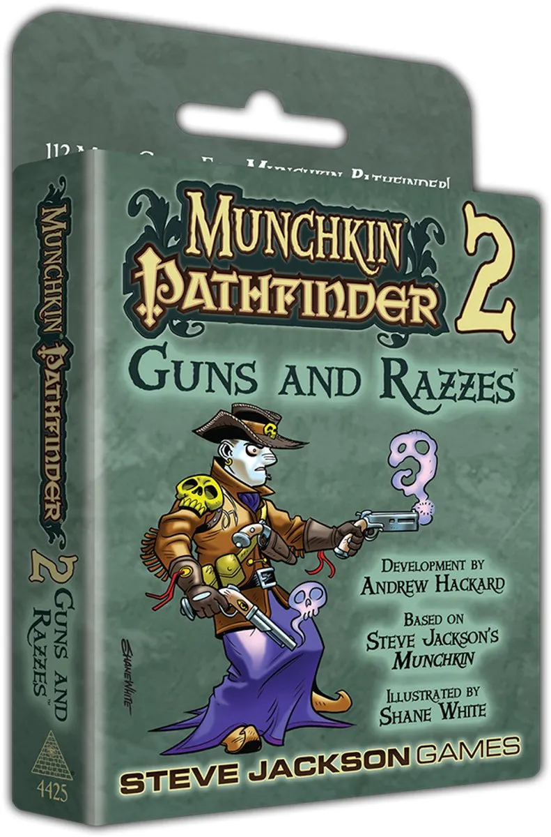 Steve Jackson Games Munchkin Pathfinder 2 Guns and Razzes Uitbreiding