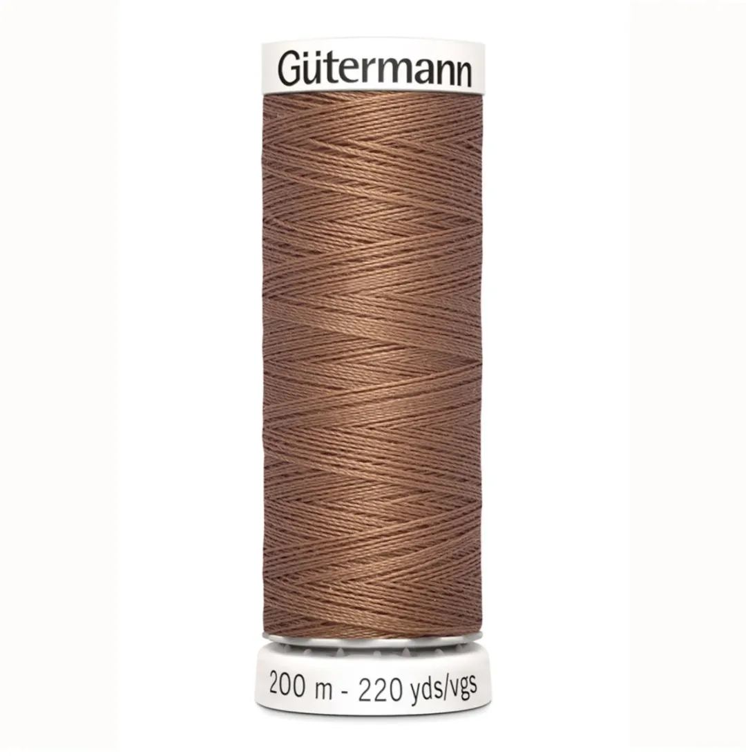 Gutermann Polyester Naaigaren 200m - Bruin