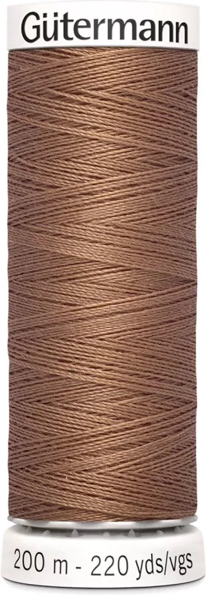 Gutermann Polyester Naaigaren 200m - Bruin - afbeelding 6 van 6