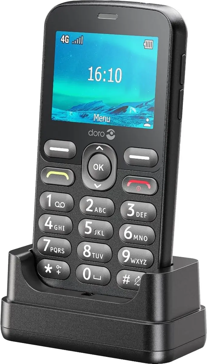Doro Klaptelefoon Senioren - Blauw/Wit - afbeelding 5 van 6