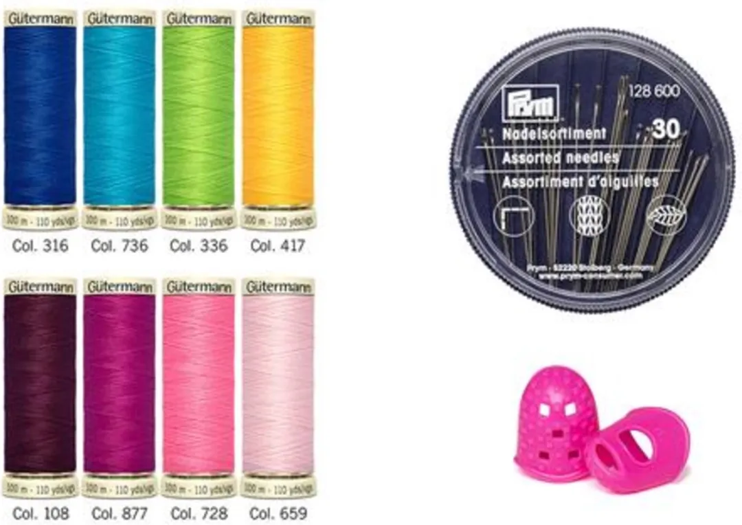 Gutermann Naaigarenset - 8 Kleuren 8x100m - Multicolor