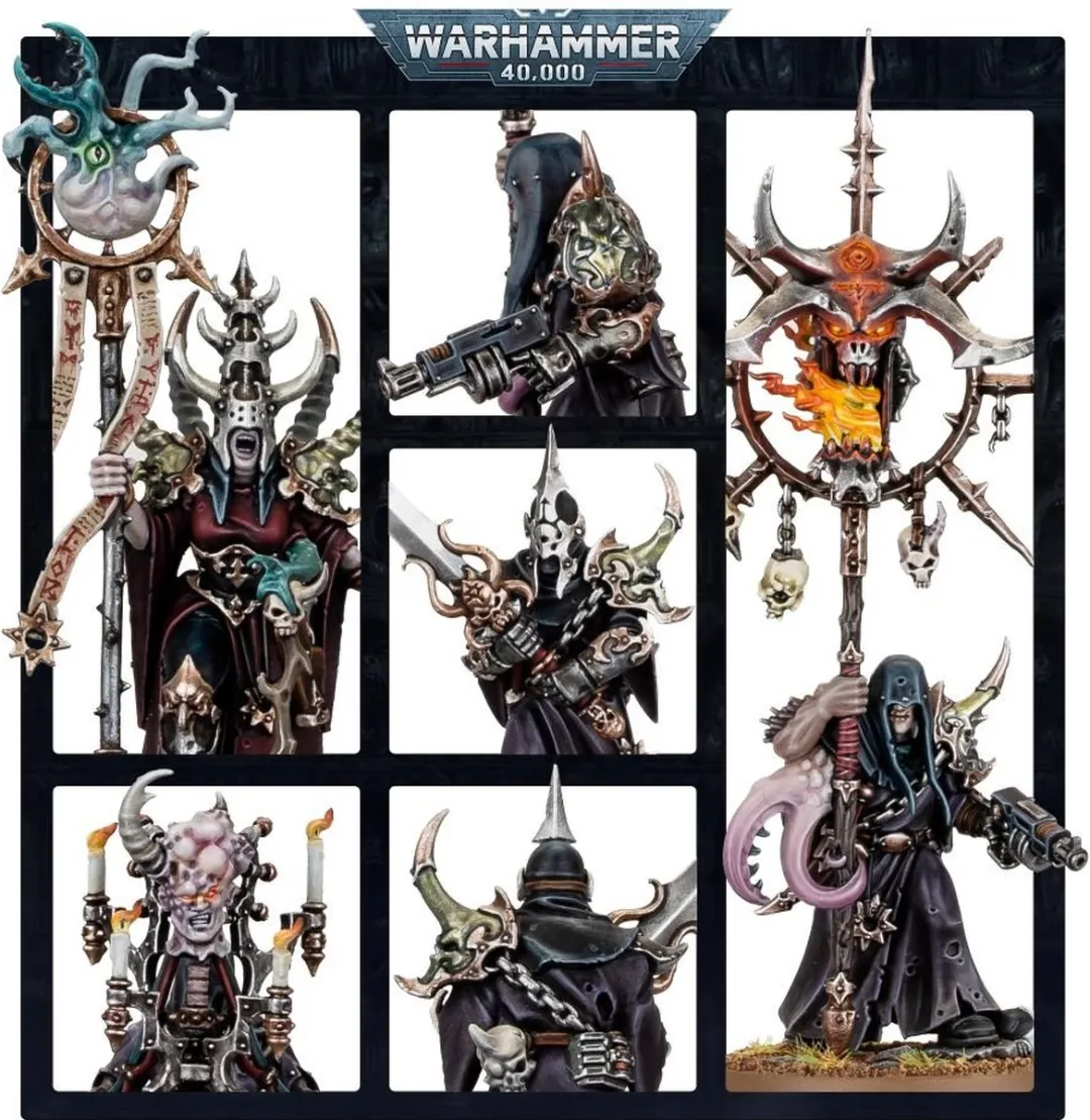 Games Workshop Chaos Space Marines Dark Commune 13 Onderdelen