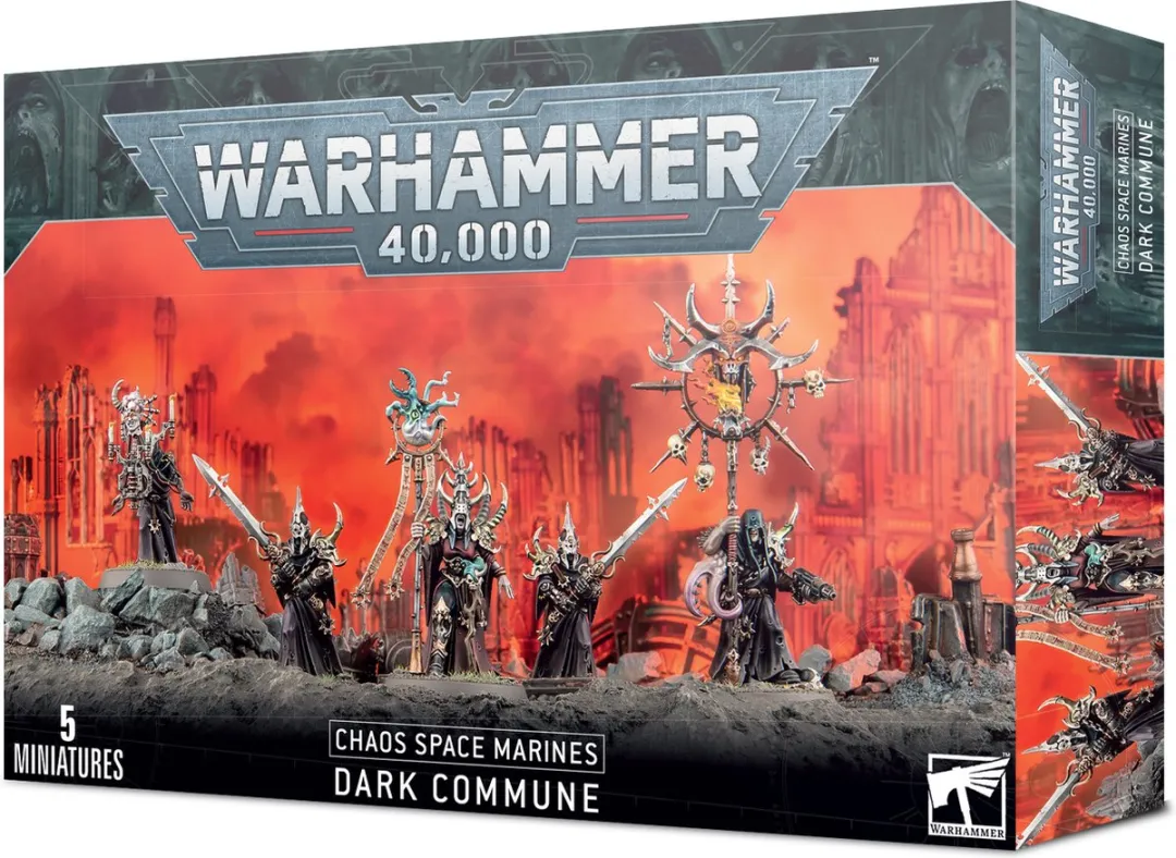 Games Workshop Chaos Space Marines Dark Commune 13 Onderdelen