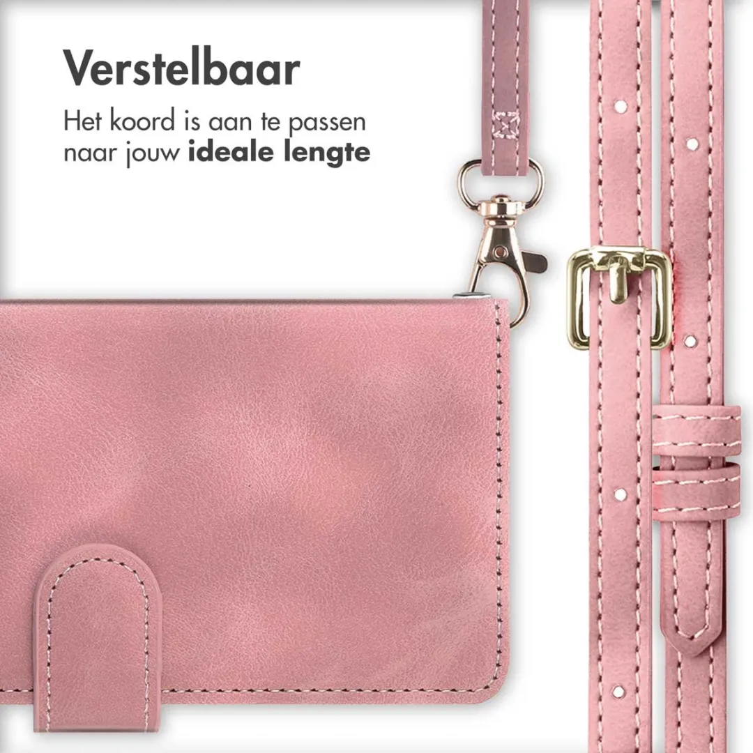 Imoshion Bookcase Hoesje iPhone 13/14 - 3 Pasjes - Roze