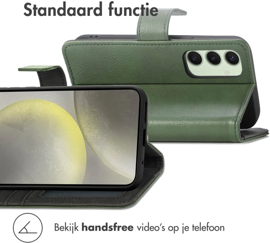 Imoshion Hoesje Samsung Galaxy S24 FE - 3 Pasjes Groen