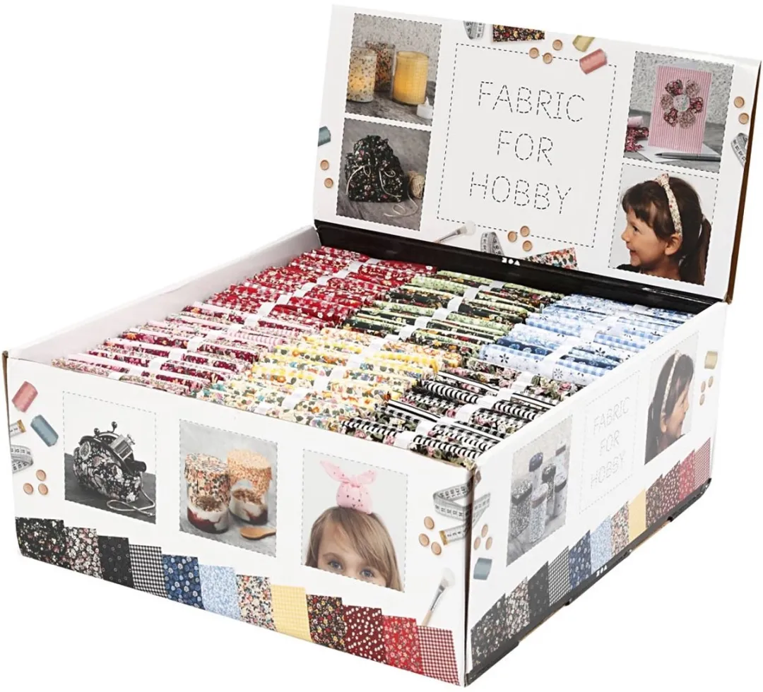 Creativ Company Fat Quarters Katoen Patchwork - 48 Stuks Multicolor