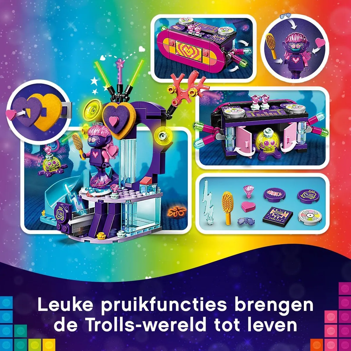 LEGO Trolls Dansfeestje Techno Rif 41250 - 173 Stukken
