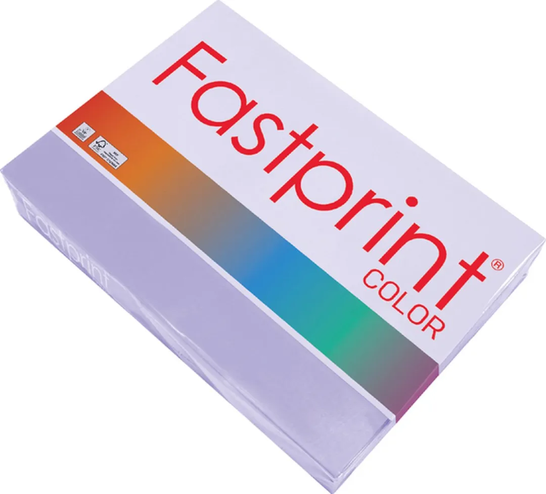Quantore Fastprint Gekleurd Papier A4 80gr - Paars - 500 Stuks
