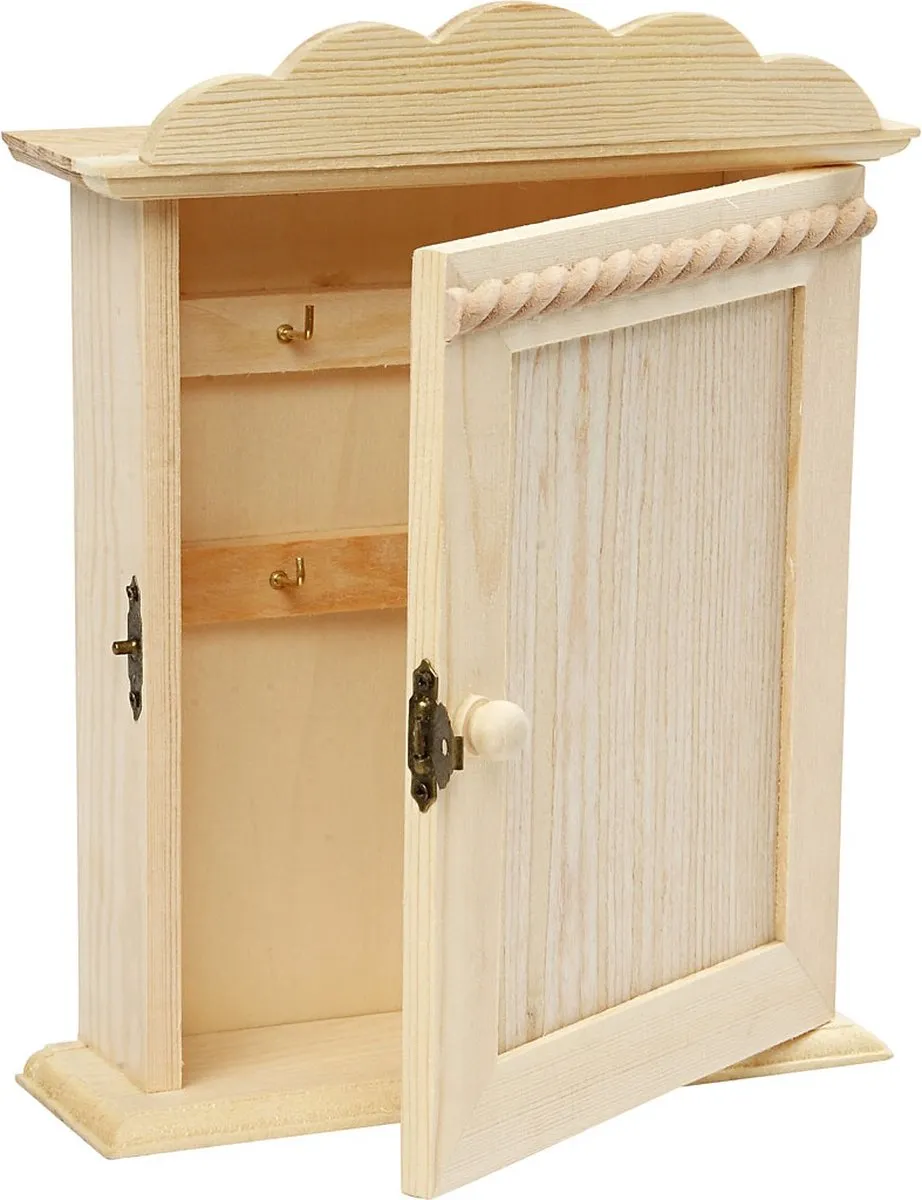 Creativ Company Sleutelkast 18x6x22cm Grenen
