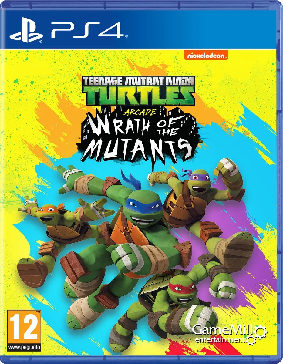 Mindscape Teenage Mutant Ninja Turtles Arcade Wrath of the Mutants PS4 - 4 Spelers Offline