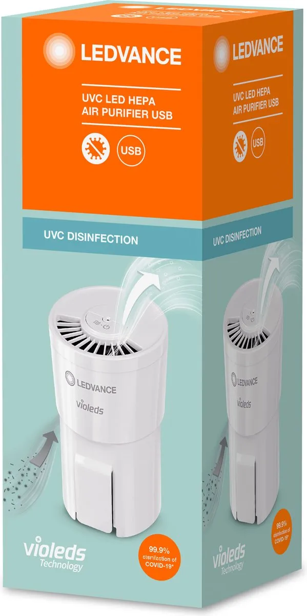 LEDVANCE UVC HEPA Luchtreiniger - Wit