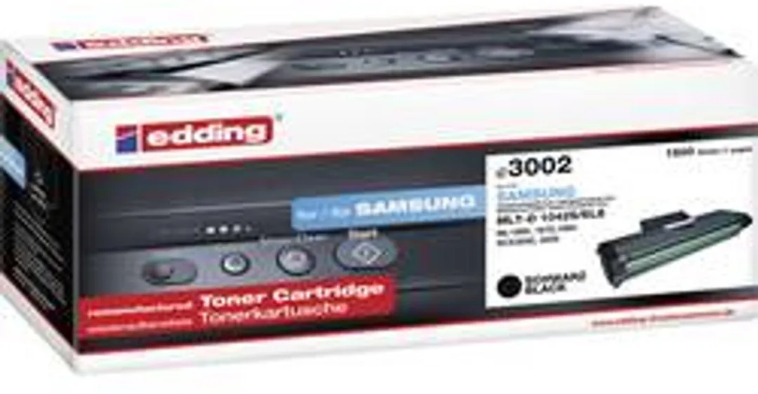 edding 18-3002 Toner - Zwart 1500 Pagina's