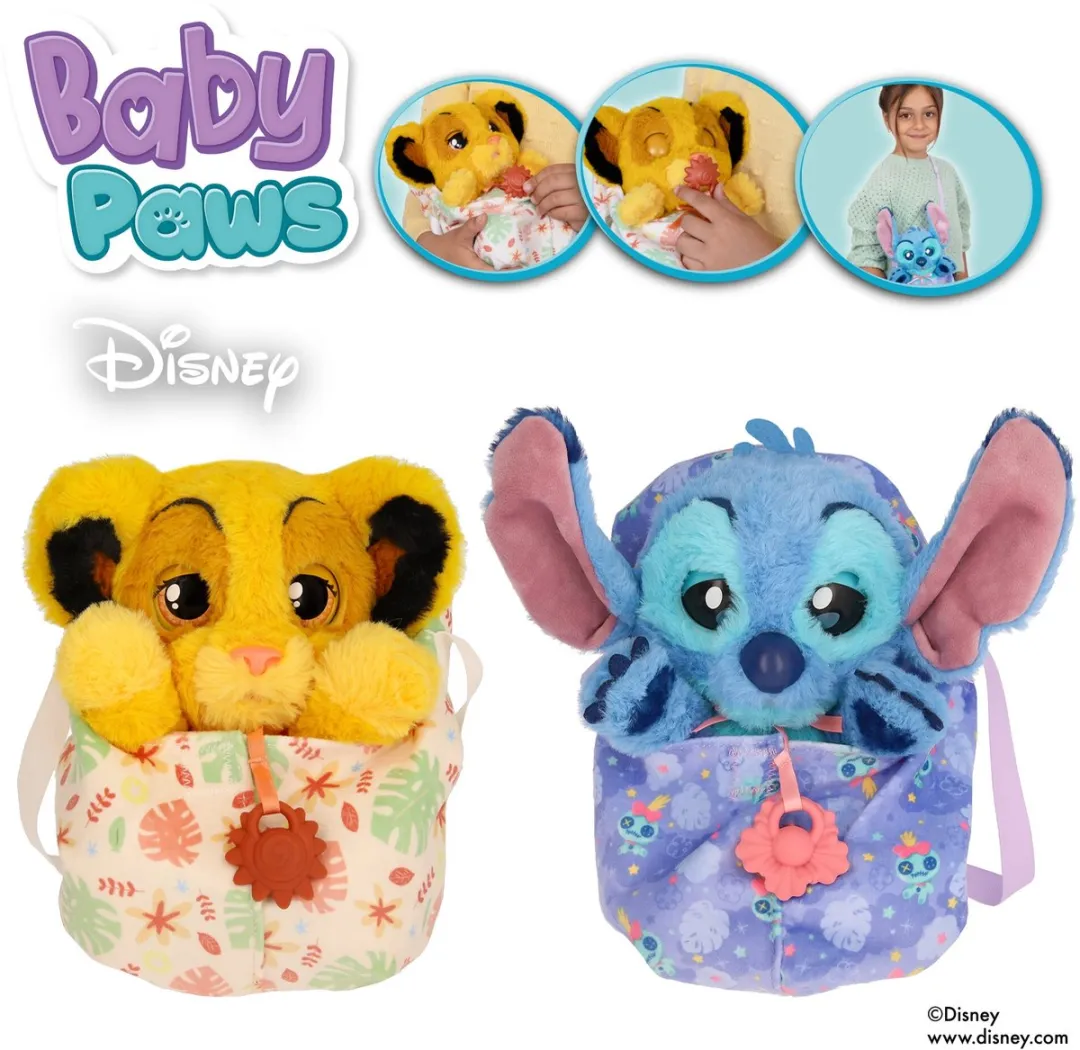Imc Toys Disney Stitch Interactieve Pluchen Knuffel - Blauw