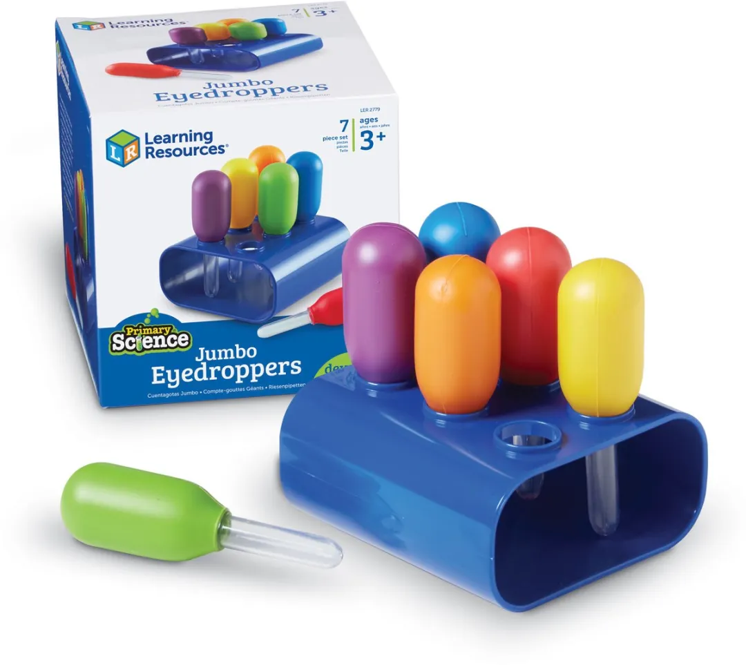 Learning Resources Jumbo Pipetjes Set - 6 Stuks - Multicolor