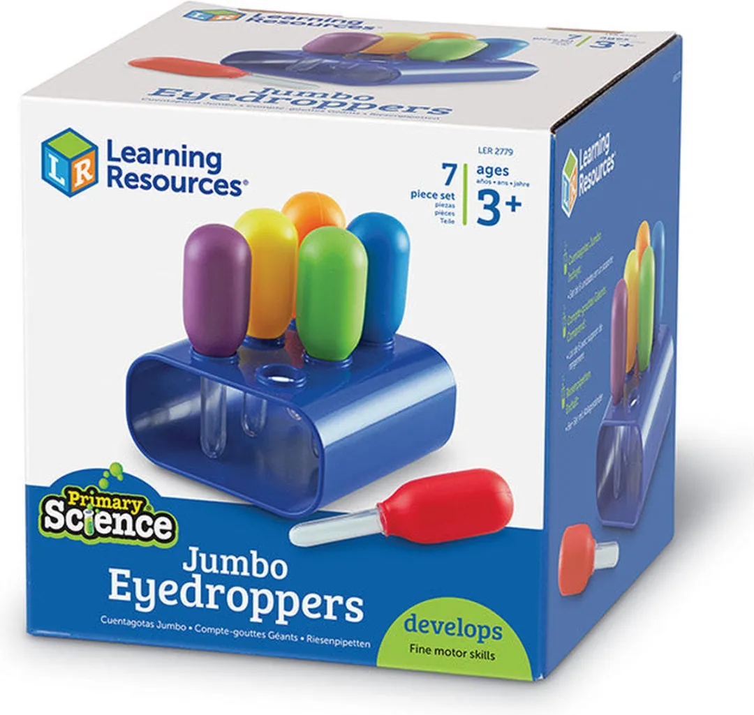 Learning Resources Jumbo Pipetjes Set - 6 Stuks - Multicolor