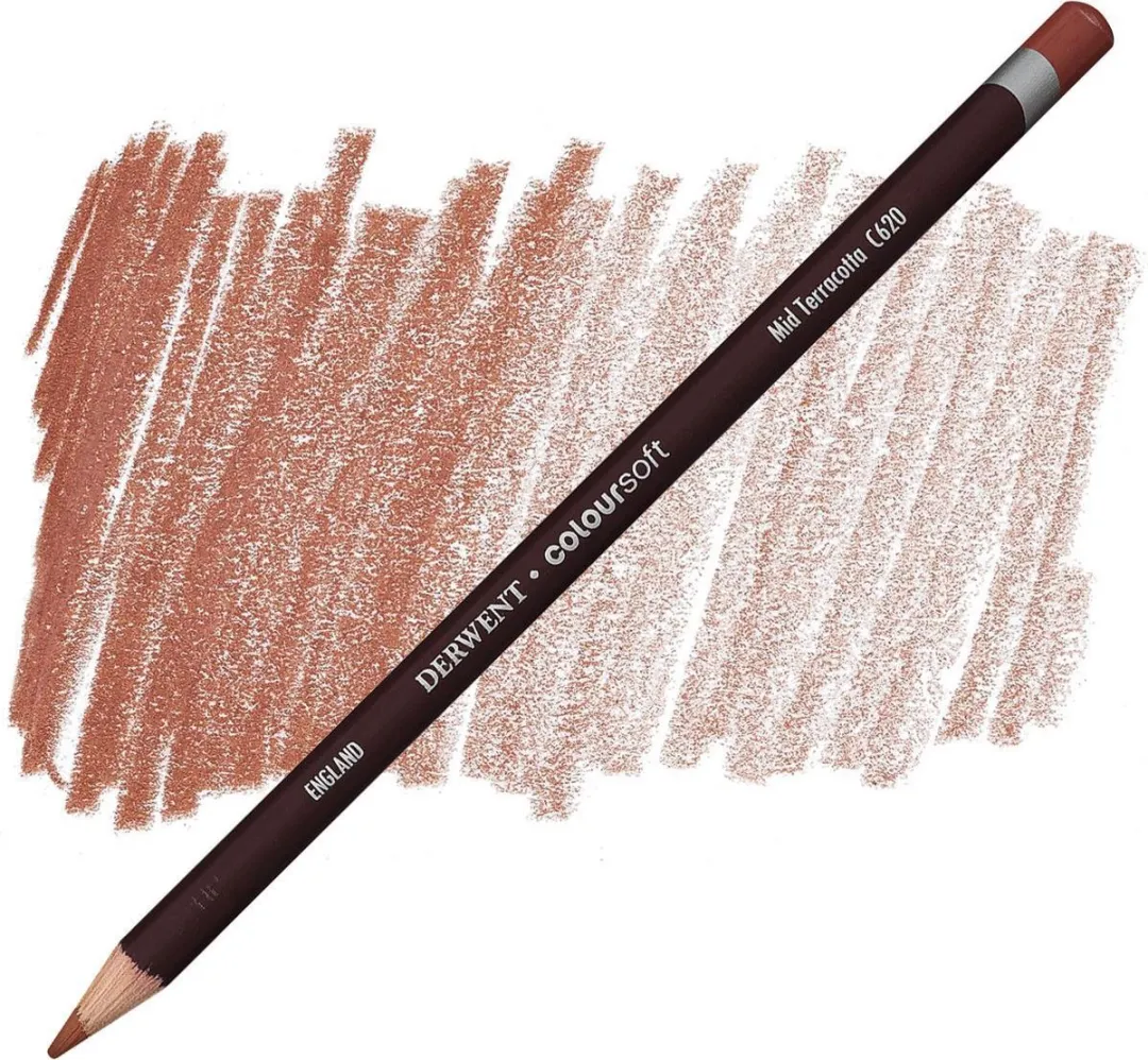 Derwent Coloursoft Potlood Mid Terracotta C620