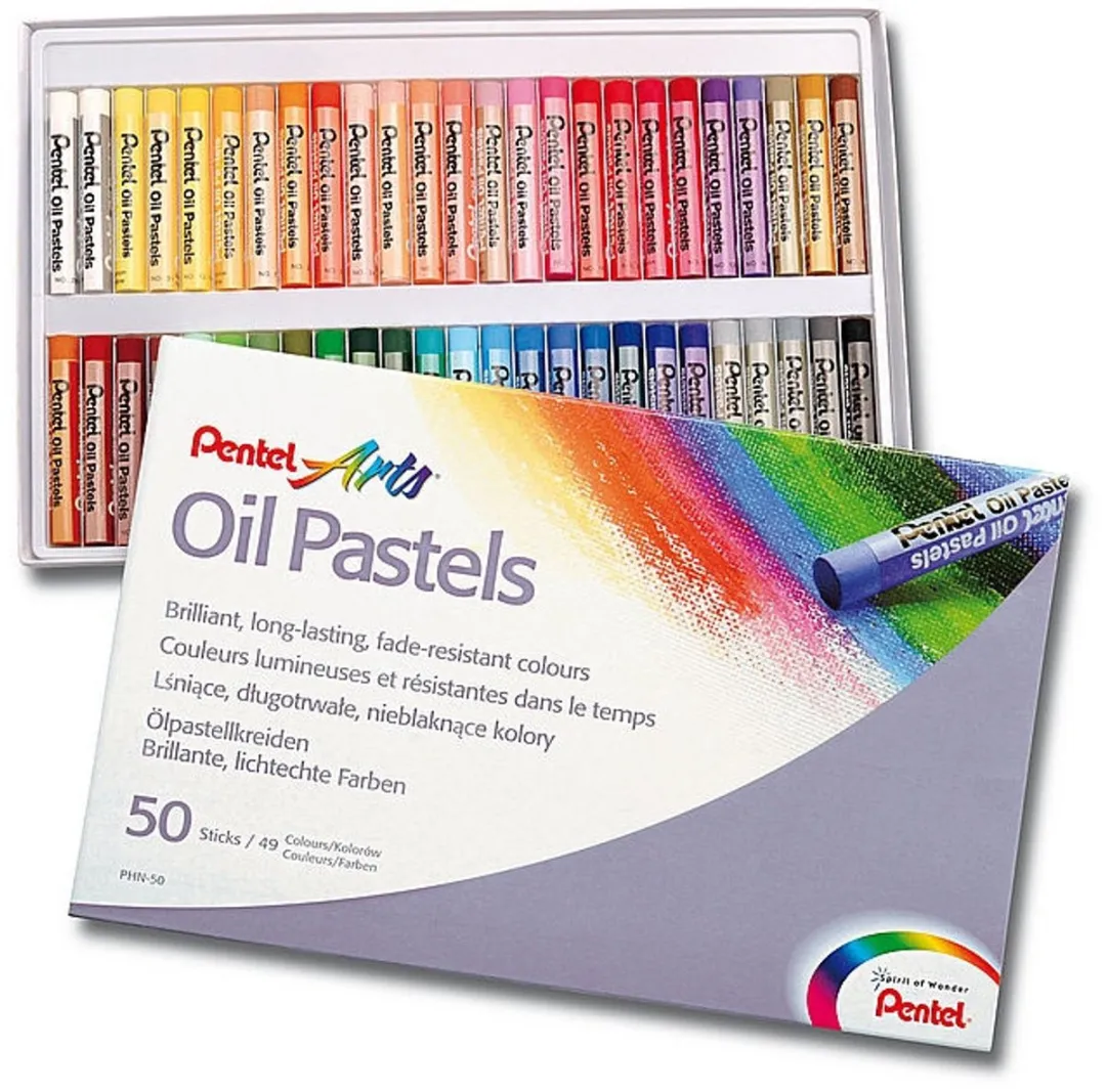 Pentel Arts Oliepastel Set 50 Stuks - Assorti