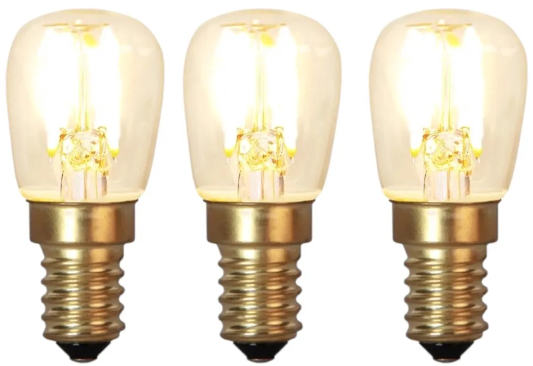 Star Trading Kogellamp E14 1.4W Warm Wit - Set van 3