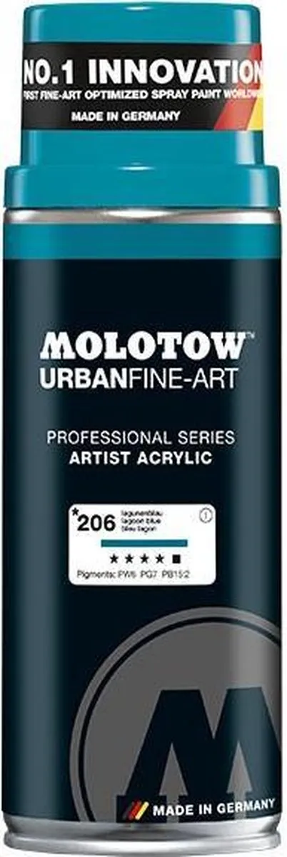 Molotow Urban Fine Art Acryl Spray Lagune Groen 400ml