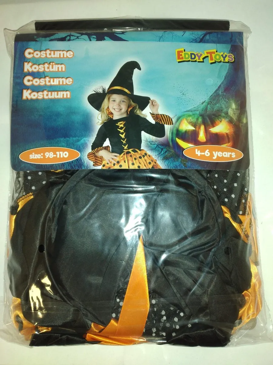 Eddy Toys Verkleedjurk Heks