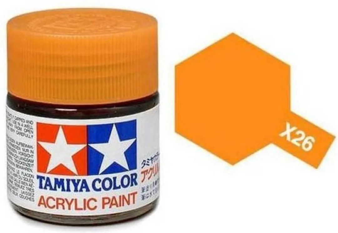 Tamiya X-26 Orange Clear Acrylverf 23ml