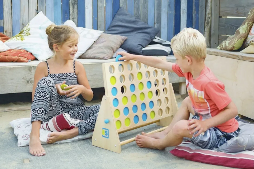 BS Toys 4 bij Elkaar XL Houten Buitenspel - Multicolour - afbeelding 6 van 6