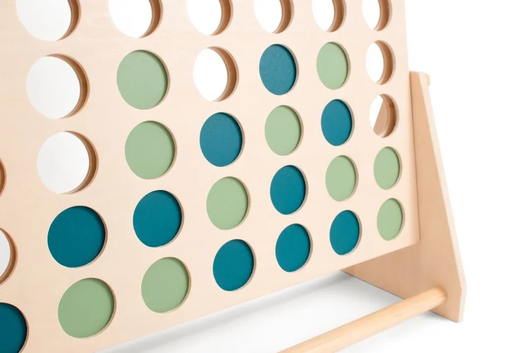 BS Toys 4 bij Elkaar XL Houten Buitenspel - Multicolour