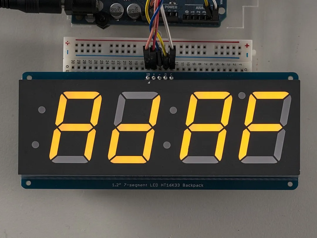 Adafruit 1269 7-Segment Display 1.2 inch - Geel