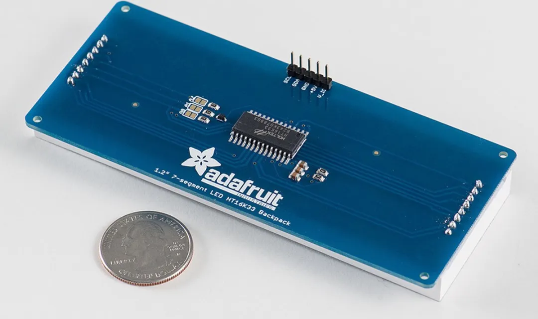 Adafruit 1269 7-Segment Display 1.2 inch - Geel