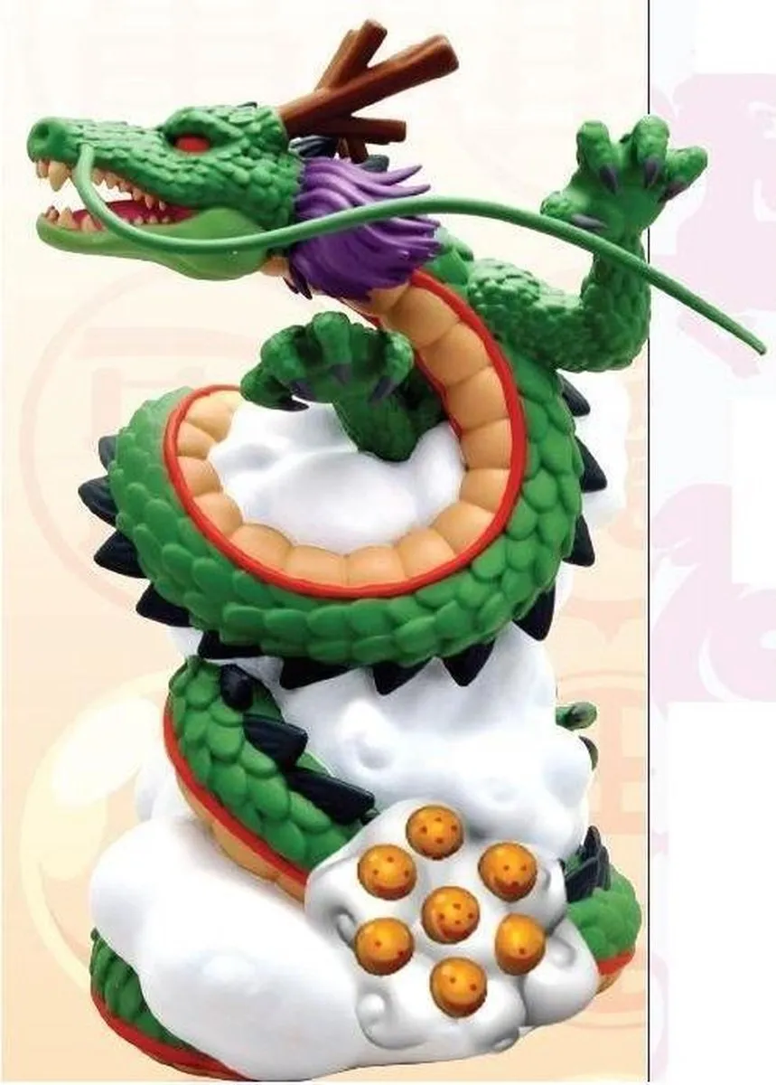 Plastoy Dragon Ball Money Box Shenron Collector 27cm - Groen/Oranje/Wit