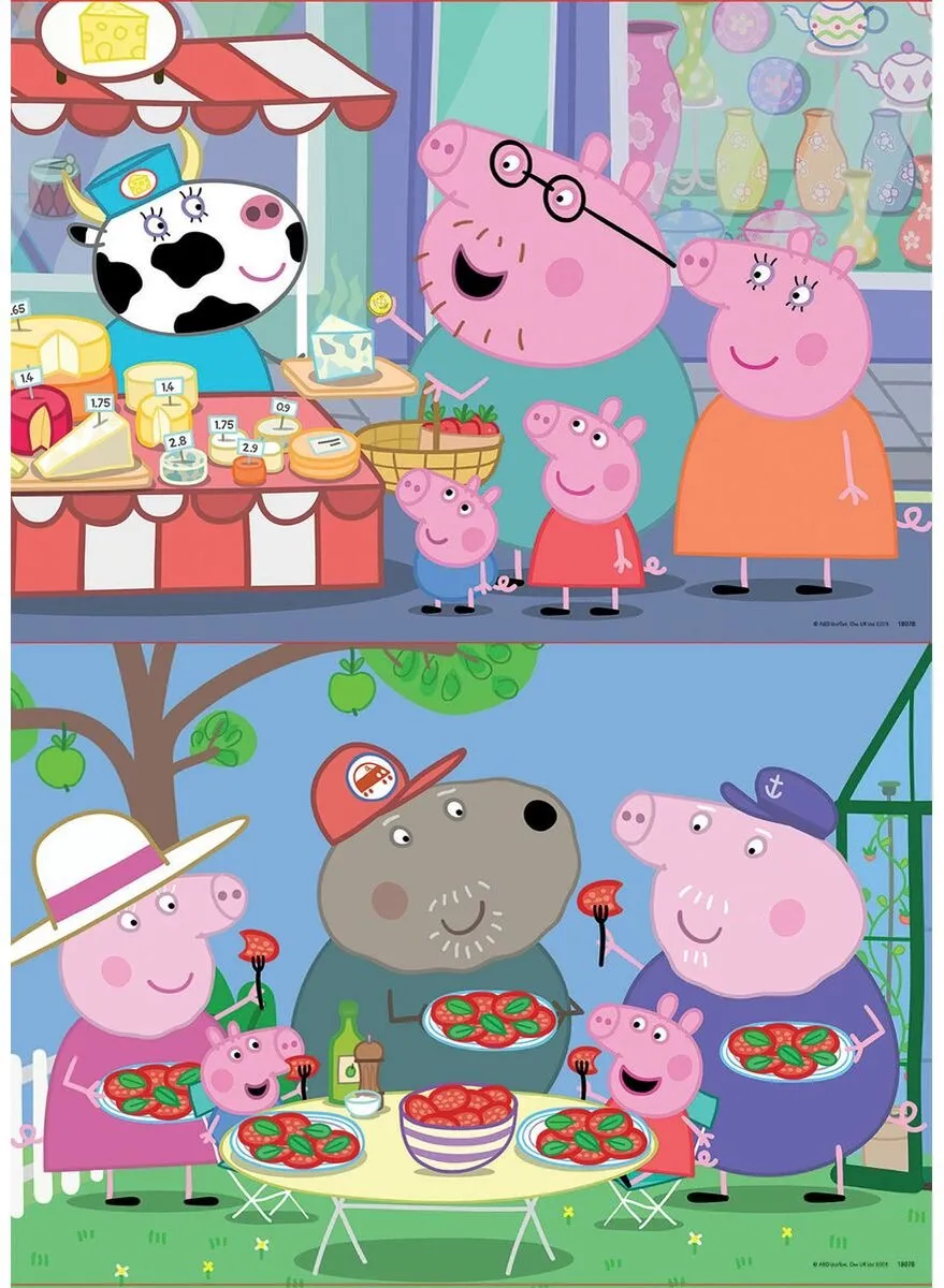Educa Peppa Pig Puzzle - 50 Stuks (2x25) - afbeelding 3 van 5