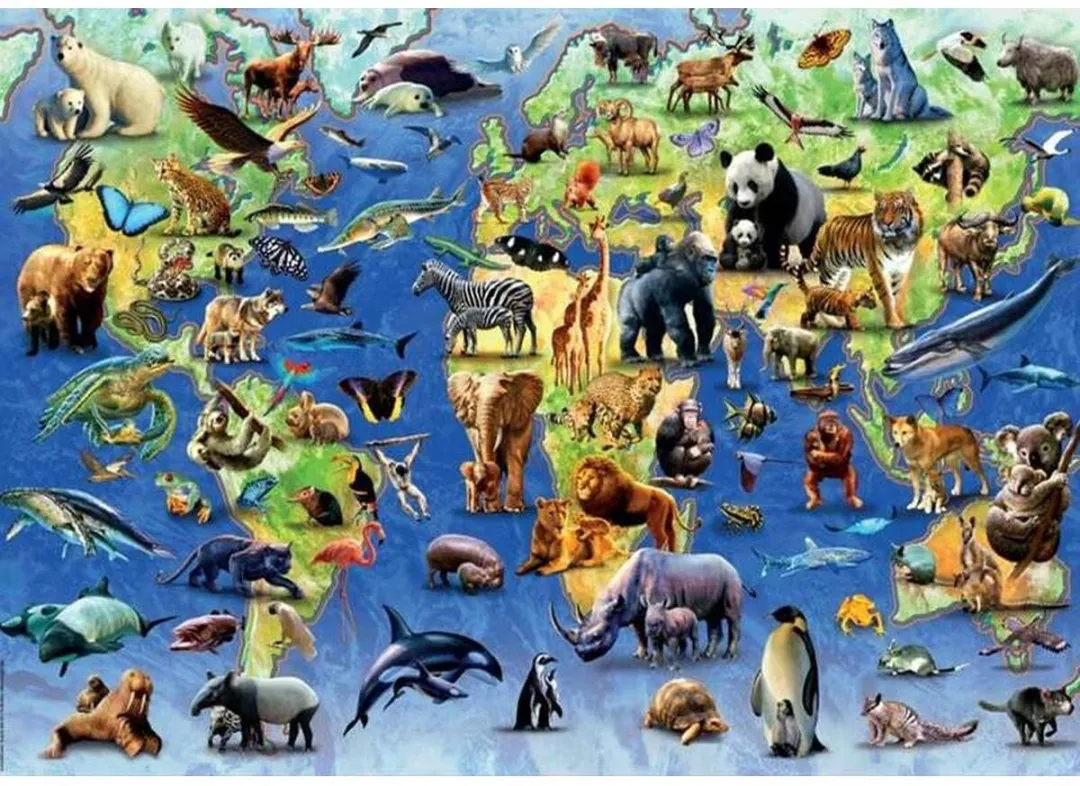 Educa Puzzel 500 Stuks Danger of Extinction