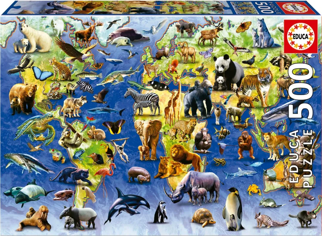 Educa Puzzel 500 Stuks Danger of Extinction