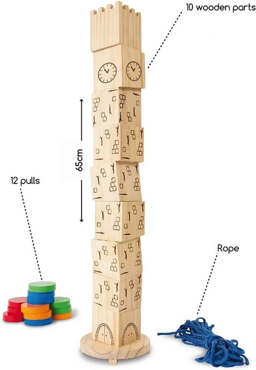 BS Toys Balans Toren GA232 - Hout