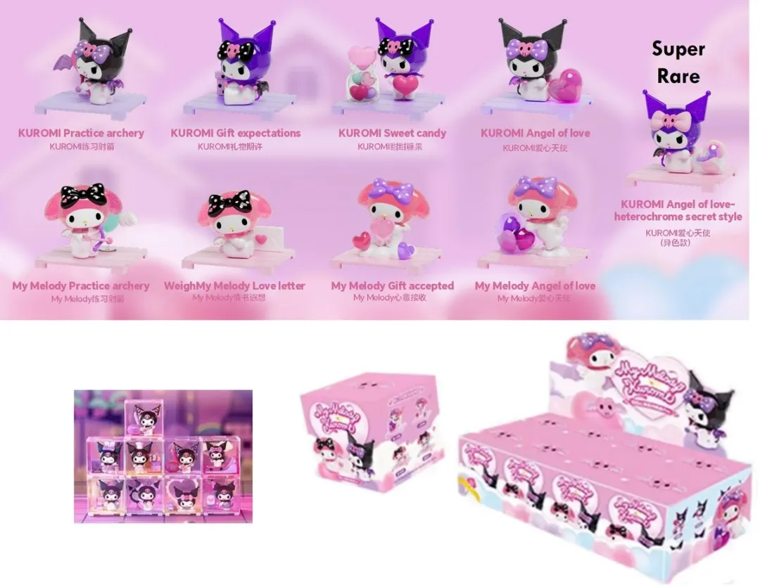 Figuur + Accessoires - GPTOYS - HELLO KITTY - HKT37 - Love Story-serie - Willekeurig model - 6,5 cm - Vanaf 3 jaar