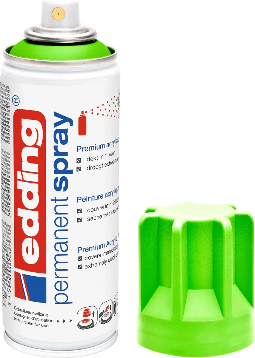 edding 5200 Spuitverf Neon Groen 200ml