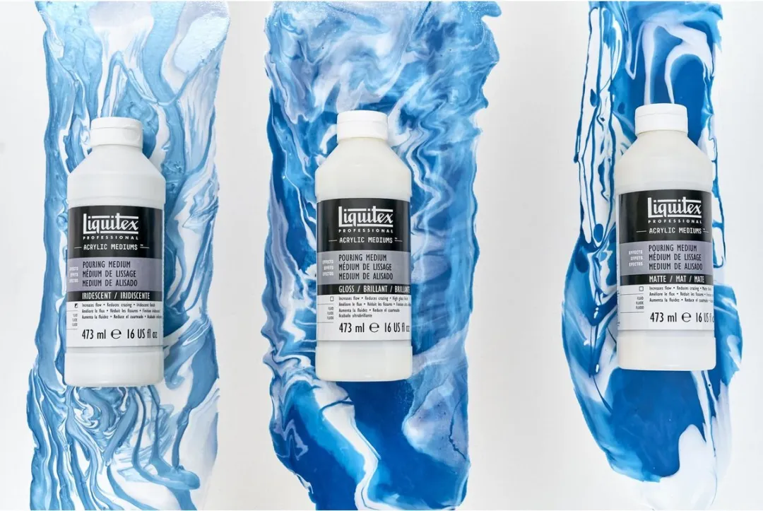 Liquitex Acrylic Pouring Mediums Set - 3x118ml