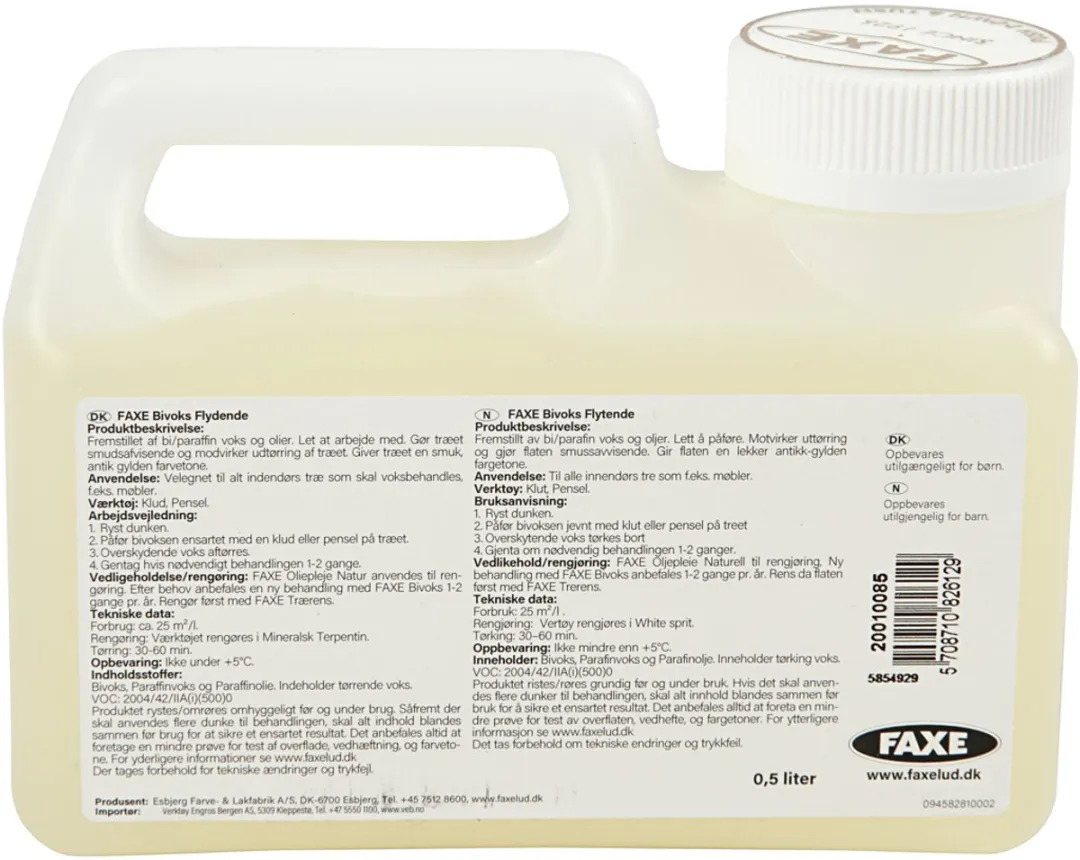 Creativ Company Bijenwas Vloeibaar 500ml - Speksteenpolijst