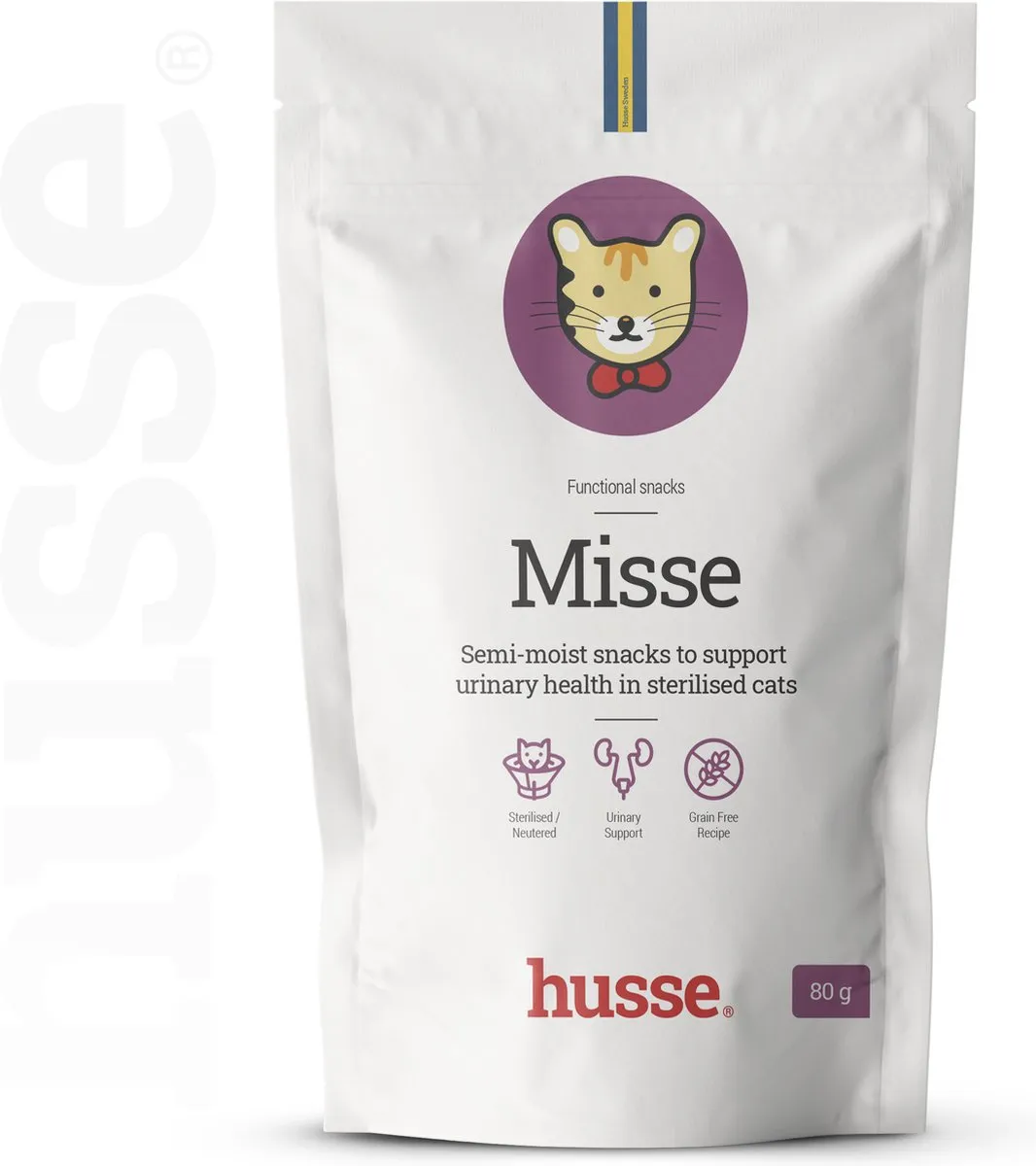 Husse Misse Kattensnacks 6x80g