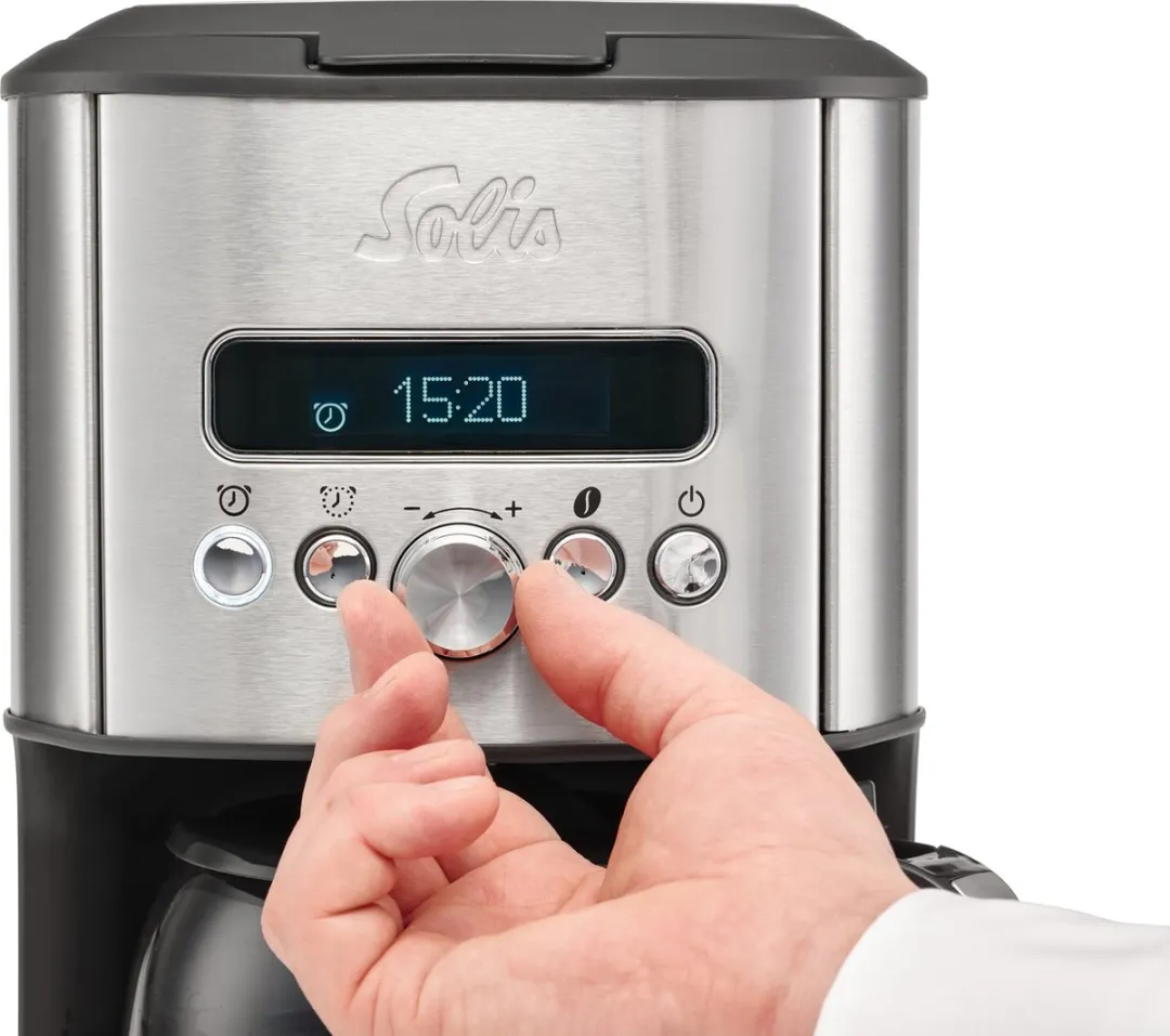 Solis Aroma Brewer 1021 Koffiezetapparaat - 12 Koppen - 1,8L - Zilver - afbeelding 6 van 6