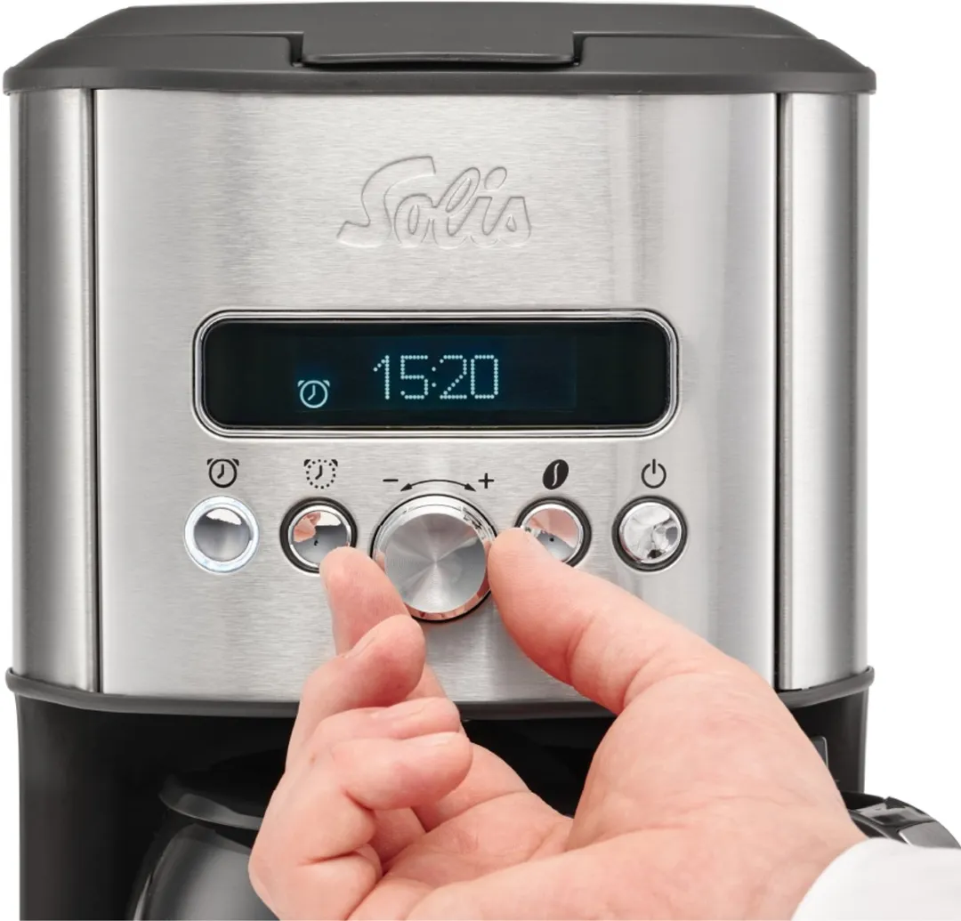 Solis Aroma Brewer 1021 Koffiezetapparaat - 12 Koppen - 1,8L - Zilver