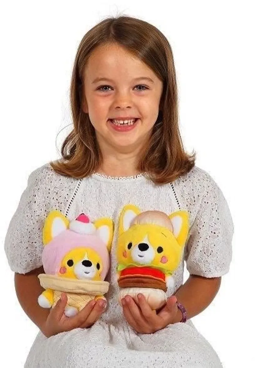 Gipsy Toys Little Corgi Cuties Knuffel 20cm - Geel/Bruin/Rood/Wit