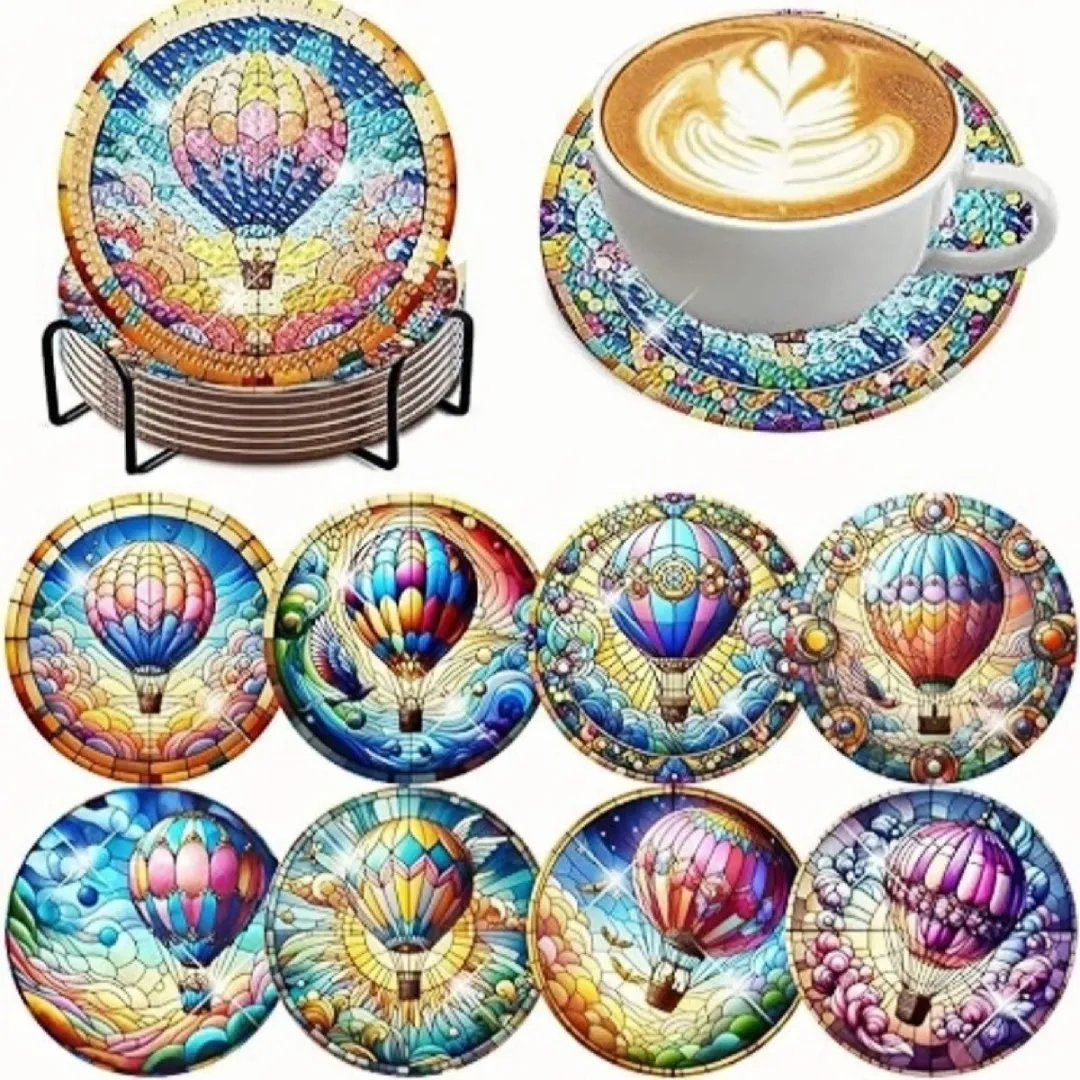 VDTOYS Diamond Painting Ballon Onderzetters Set AM 503