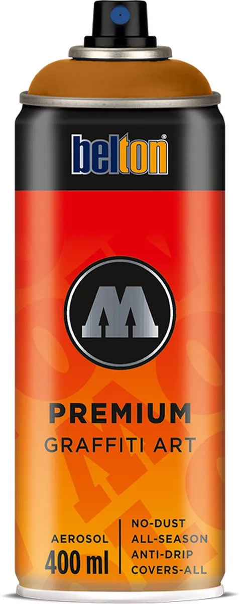 Molotow Belton Premium 400ml Spuitbus Ocher Brown