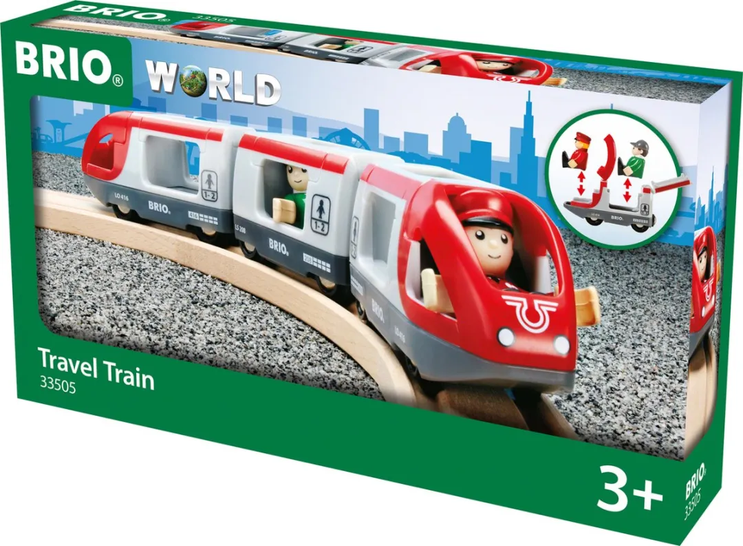 BRIO Rode Passagierstrein 33505 - 5-delig